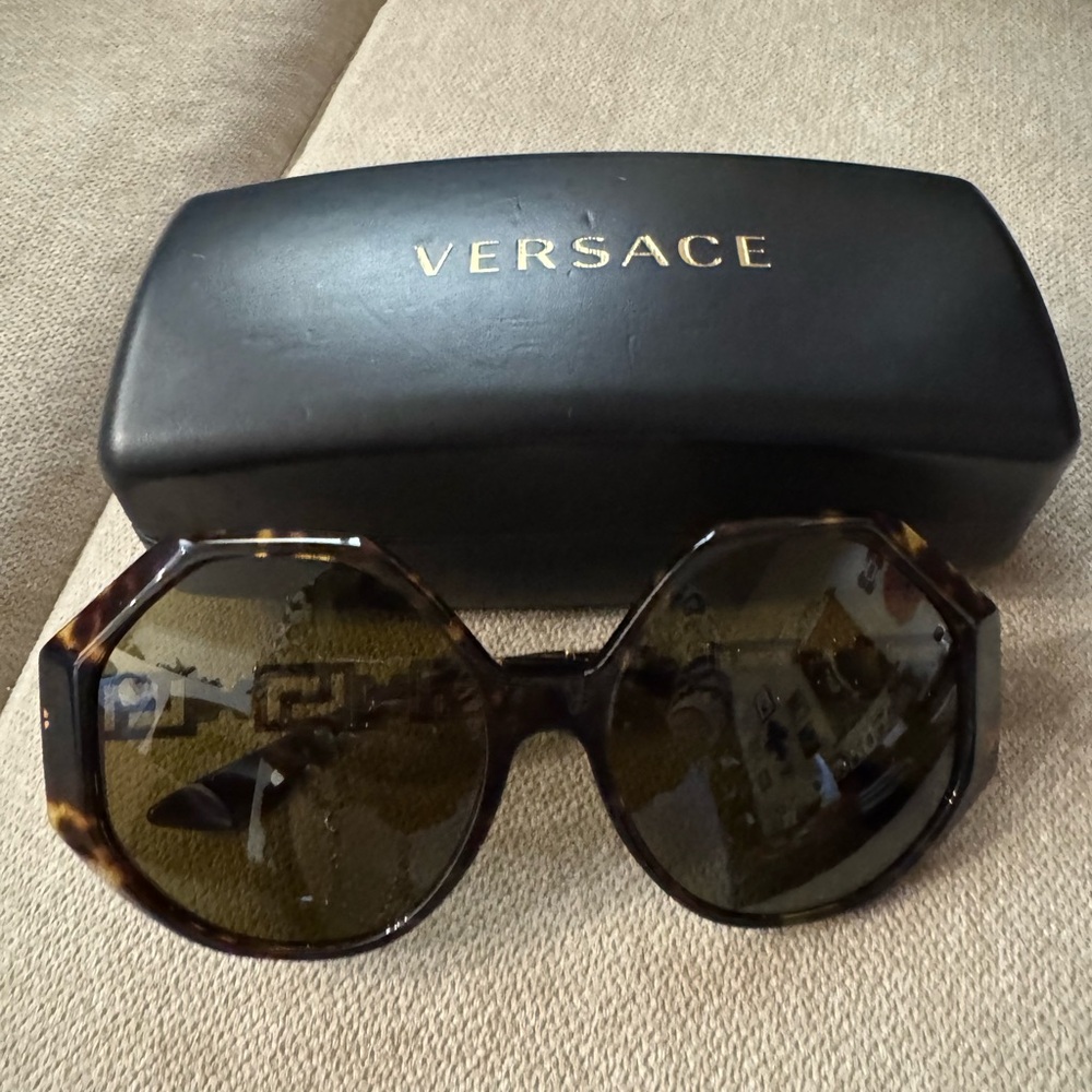 Versace Women's Tortoise Sunglasses